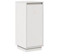 Vidaxl Sideboard White 31.5X34X75 Cm Solid Wood Pine