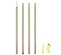 1/2x Sunshade Sail Pole Galvanised Steel Sun Shade Awning 200/250 cm vidaXL