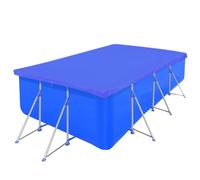 vidaXL Swimming Pool Cover PE Rectangular Ground Guard Protection Cloth Sheet