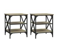 (sonoma oak, 40 x 42 x 50 cm/ 2 pcs) vidaXL 1/2x TV Cabinet Engineered Wood TV Console Unit Multi Colours/Sizes