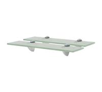 1/2x Wall Floating Shelf Panel Glass Sheet Multi Colours Multi Sizes vidaXL