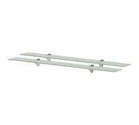 1/2x Wall Floating Shelf Panel Glass Sheet Multi Colours Multi Sizes vidaXL