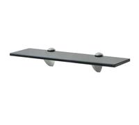 vidaXL Floating Shelf Glass 80x10 cm 8 mm, Clear