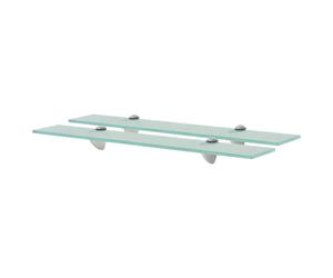 1/2x Wall Floating Shelf Panel Glass Sheet Multi Colours Multi Sizes vidaXL