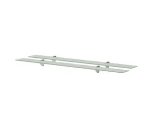 1/2x Wall Floating Shelf Panel Glass Sheet Multi Colours Multi Sizes vidaXL