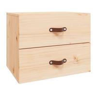 1/2x Wall-mounted Bedside Cabinet Floating Bedside Unit Multi Colours vidaXL