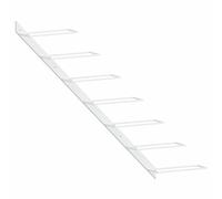 1/2x Wall-mounted Wine Rack Bottle Holder Metal Holder Multi Colours vidaXL