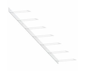 1/2x Wall-mounted Wine Rack Bottle Holder Metal Holder Multi Colours vidaXL