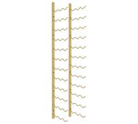 1/2x Wall-mounted Wine Rack for 24/36/48/72 Bottles Iron Multi Colours vidaXL