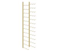 1/2x Wall-mounted Wine Rack for 24/36/48/72 Bottles Iron Multi Colours vidaXL