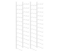 1/2x Wall-mounted Wine Rack for 24/36/48/72 Bottles Iron Multi Colours vidaXL