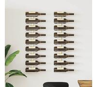 1/2x Wall-mounted Wine Rack Wine Holder Iron Multi Colours Multi Sizes vidaXL