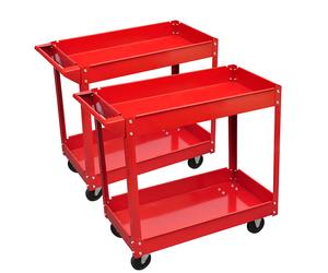 1/2x Workshop Tool Trolley Garage Cart Hand Truck 2 Layers/3 Layers vidaXL