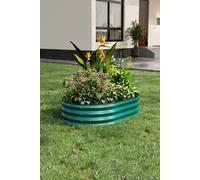 1.2x0.8m Galvanized Steel Raised Garden Bed,Green Living and Home Green One Size