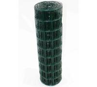 1.2X25M Green Pvc Coated Garden Fencing Galvanised Steel Mesh Euro