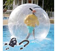 1.3/1.5/1.8/2/2.2/2.5M Walk on Water Walking Ball Roll Ball, Inflatable Pool Floats Toys with 600W Electric Air Pump, for Swimming Pools Beach