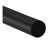 1-3/16 Inch x 6.6 Feet Backer Rod, Foam Rope Caulk Crack Joint Filler Roll Seal Weather Strip for Home Construction, Black(23/32 Inch)