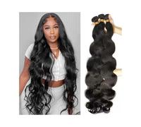 1/3/4 Bundles Raw Indian Body Wave Human Hair Bundles Remy Hairs Weave Extensions(14inches 1pc)