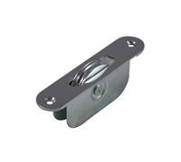 1 3/4 Inch Radius End Sash Pulley - Polished Chrome