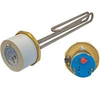 1 3/4" Incoloy 3kW 14" Immersion Heater & Thermostat for Unvented Cylinders from Tesla