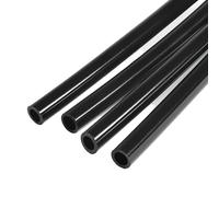 1/3/5/10M Silicone Tube Food Grade Rubber Hose Black Flexible Aquarium Air Irrigation Pipes Water Connector Garden Hoses(3 meters,ID 3mm x OD 4mm)