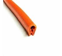 1/3/5/10M U-Shaped Sealing Strip Rubber Edging Stainless Steel Protectio Door Car Dustproof Safety Iron Sheet Edge Protection-N-1 M