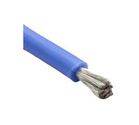 1/3/5/8/10/20/50M Blue Yellow Soft Silicone Rubber Copper Cable 30 28 26 24 22 20AWG Flexible Lighting Wires Electrical Power Cord Car(Blue 5m,24AWG)