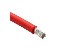 1/3/5/8/10/20/50M Green Red Soft Silicone Rubber Copper Cable 30 28 26 24 22 20AWG Flexible Lighting Wires Electrical Power Cord Car(Red3m,30AWG)