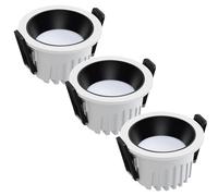 1/3/5/8 Pack Downlight,LED Recessed Light,Baffle Trim,Flat Spotlight,Ultra-Thin Round Aluminum Panel Light Flat Spotlight 3000K/4000K/6000K Led Can Lights