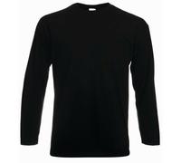 1 3 5 Pack Fruit of the Loom Long Sleeve T Shirt Plain Tee Shirt Top Sale Lot