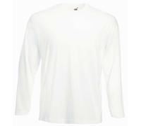 1 3 5 Pack Fruit of the Loom Long Sleeve T Shirt Plain Tee Shirt Top Sale Lot