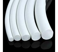 1/3/5m Silicone Rubber Foamed Strip Round Dia1-25mm White Sponge Backer Rod Seal Strips Foaming Cord-Diameter 20mm-1 Meter