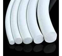 1/3/5m Silicone Rubber Foamed Strip Round Dia1-25mm White Sponge Backer Rod Seal Strips Foaming Cord-Diameter 11mm-1 Meter