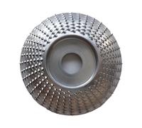 1/3/5pcs Bore 16mm 22mm Wood Grinding Polishing Wheel Rotary Disc Sanding Wood Carving Tool Abrasive Disc Tool for Angle Grinder(1pcs Silver Arc,Bore 16mm)