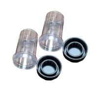 1/3 / 5pcs Lab Microscope Accessories Objective Protective Case Container Biological Microscope Lens Storage Box Quick Access Storage Case