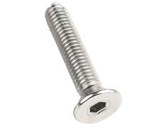 1/3/5pcs M5 M6 M10 304 Stainless Steel Flat Countersunk Head Socket Cap Screws(90mm,M6-3pcs)