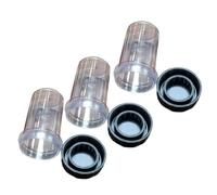 1/3 / 5pcs Protective Container for Biological Microscope Objective Lens Storage Classroom Microscope Lens Container