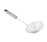 1/3/5pcs Stainless Steel Frying Strainer French Fries Spoon Wire Mesh Skimmer Colander Fryer Scoop Sieve Kitchen Supplies(35X15cm 5pcs)