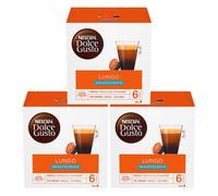 NESCAFÉ Dolce Gusto Lungo Decaffeinated, Pack of 3 (Total 48 Capsules, 48 servings)