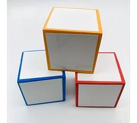 1/3/6pcs Reusable Erasable Foam Dice, Compatible With Dry Erase Markers, Blank Additions EVA DIY Toys For Family Party