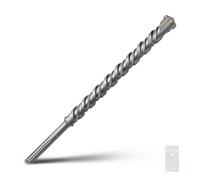 1-3/8 x 13 x 18 inch SDS Max Rotary Hammer Drill Bit, 35x460mm Carbide Tip Masonry Drill Bit,Concrete Drill Bit for Masonry, Brick, Stone, Concrete Length :460mm / 18 inch, 35mm (1-3/8 in) Diameter