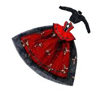 1/3 Doll Dress-up Photo Props for Little Girls Gift Doll Clothes From 23.62'' Dolls, Red
