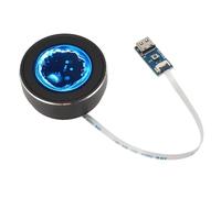 1.3 Inch Round Touch Display 320x240 LCD, Tempered Glass Serial Touch Screen Module with Encoder, Capacitive for Smart Home Control, Suitable for Ovens and Coffee Makers