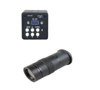 1/3 Inch VGA Industrial Video Digital Microscope Camera 130X C-Mount Lens For Soldering PCB Jewelry Repair Tool Kts Adjustable Magnification(Camera 130X)