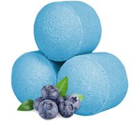KDMD 1.3 Kg Box of Chill Pills (Mini Bath Bombs) - Blueberry in Blue KDMD Blue
