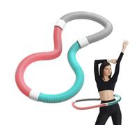 1.3 kg Hula Hoop - Hula Hoop for Adults Weight Hoola Hoop Fitness, Soft Spring Hoop Hula Hoops Quiet, Soft Foldable Waist Fitness Compass for Weight Loss