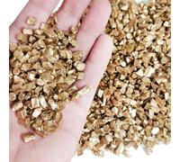 1.3 LB Gold Nuggets Crushed Glass Gravels Rocks Sand Stones for Crafts