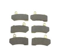 1/3 Pairs Front & Rear Motorcycle Brake Pads For V-Rod Street & For Night For Rod For Muscle (2005-2014) VRSCR VRSCD(Red)