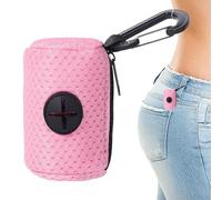 1/3 pcs Dog Poop Bag Dispenser- Poop bag Holder,Mesh Fabric Attachment Pet Waste Bag Dispenser with Zipper - Portable Dog Poop Holder, Fashion Pet Supplies for Walking, Outdoor, Training