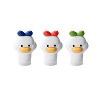 1/3 Pcs Lovely Duck Travel Bottles Set Small Bottles Empty Bottles Cosmetic Bottles Silicone Travel Containers